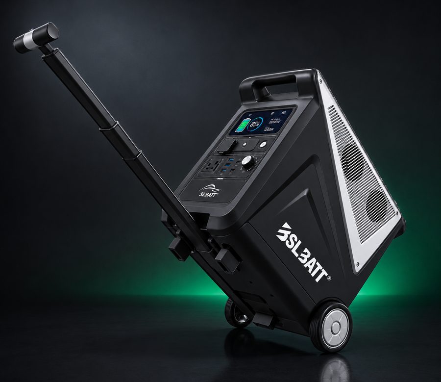 Sistema portátil eBAT+ de 3.3 KW con carrito de transporte