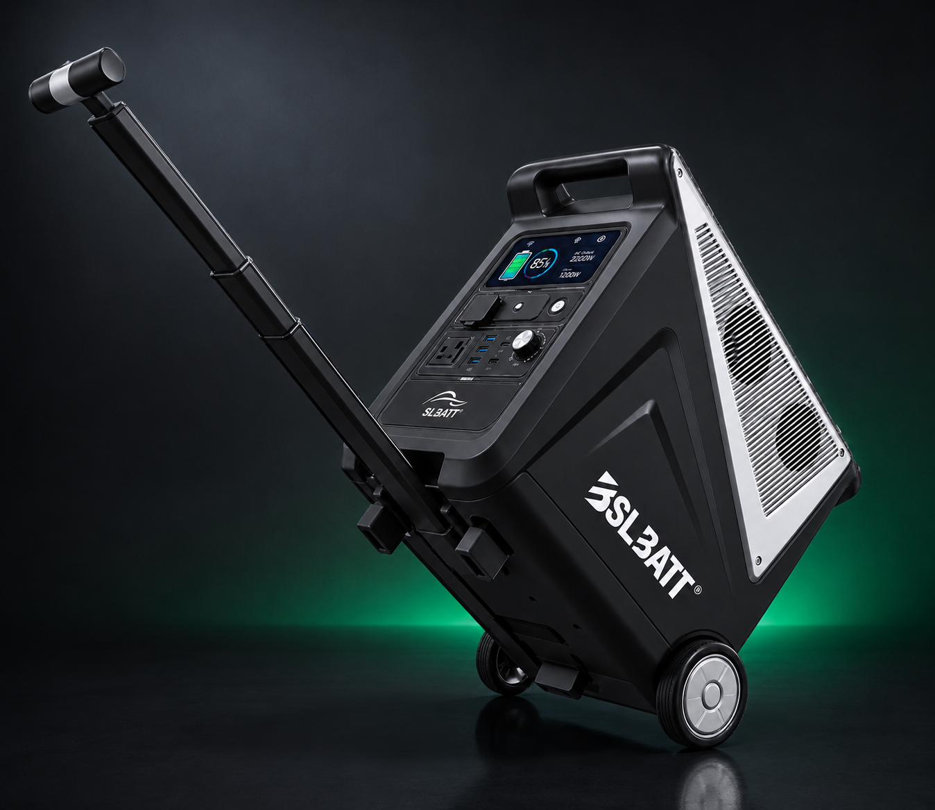 Sistema portátil eBAT+ de 3.3 KW con carrito de transporte